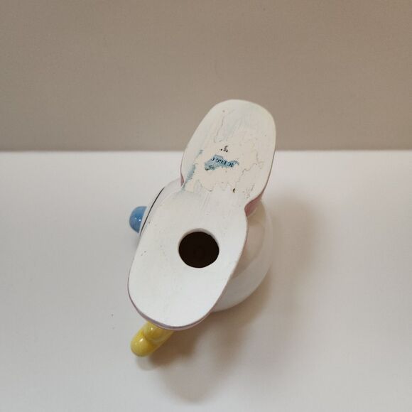 Egg Cup Smiley Face holder ceramic - Picture 5 of 9